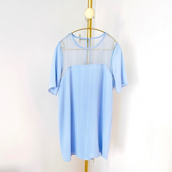 Brand new with tag NEON ROSE sky blue midi dress - Picture 2 of 5